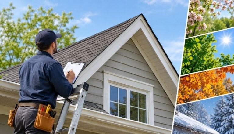 Gable Roof Maintenance Checklist: A Season by Season Guide