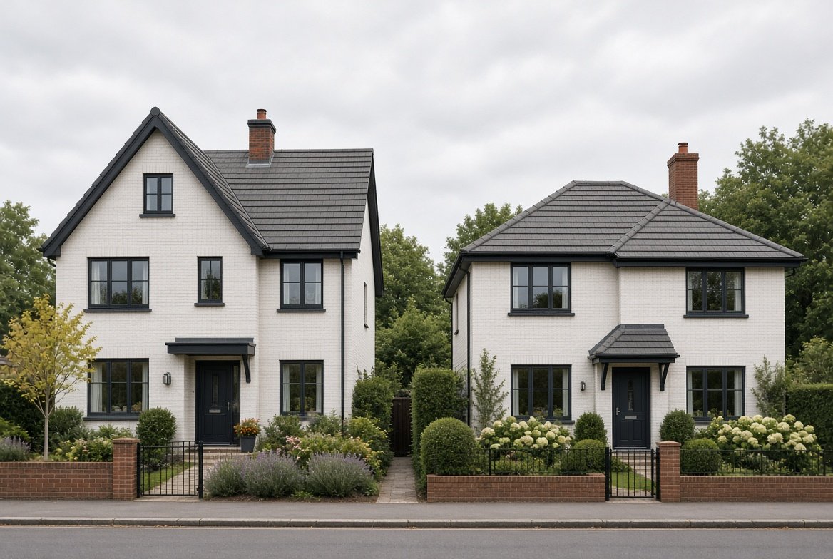 Gable vs Hip Roof
